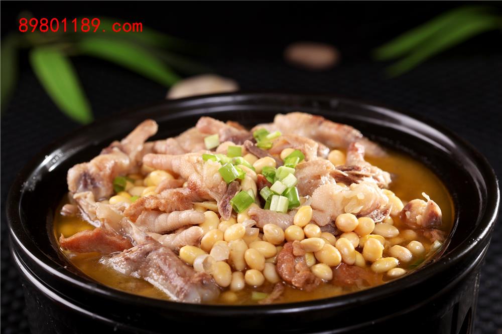 黄豆鸡爪煲